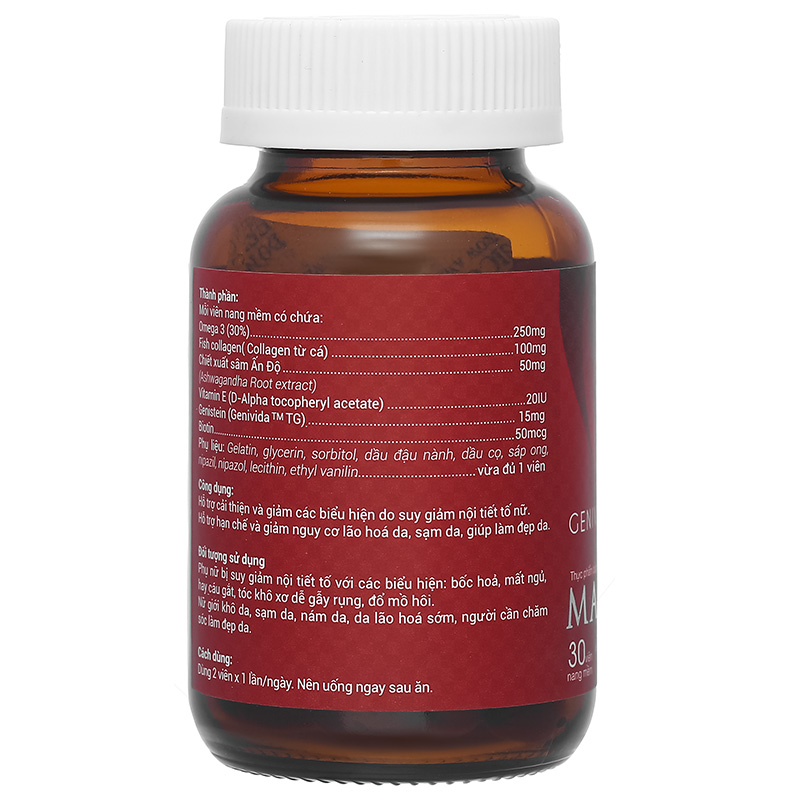 Thực phẩm bảo vệ sức khỏe Marilyn Plus lọ 30 viên - 11